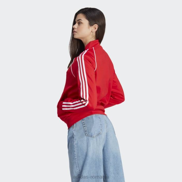 Adidas jachetă adicolor classics sst scarlet femei stacojiu 2JBN9758