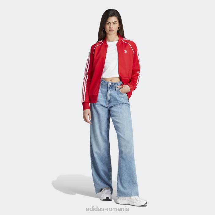 Adidas jachetă adicolor classics sst scarlet femei stacojiu 2JBN9758