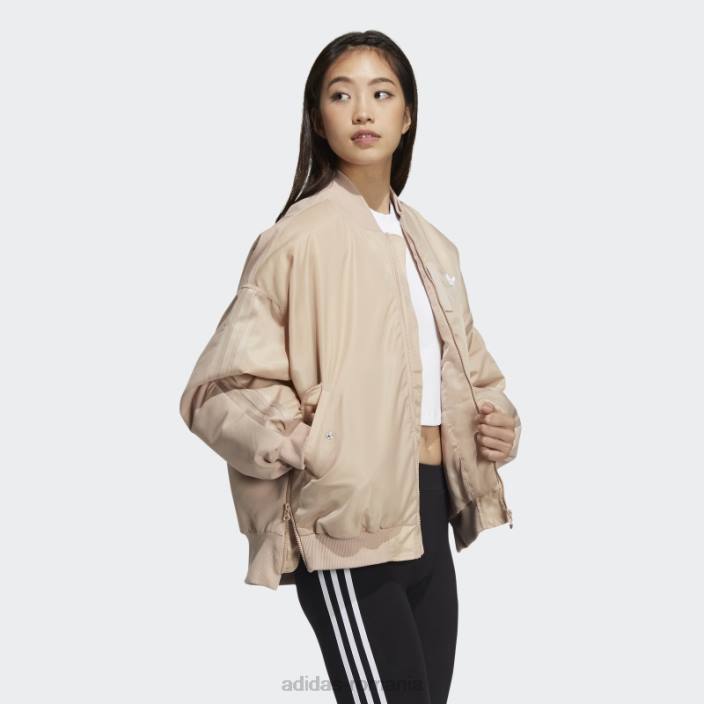 Adidas jachetă ash pearl clash femei frasin perlat/alb 2JBN3232