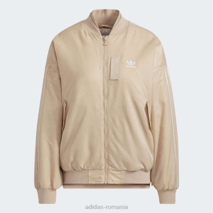 Adidas jachetă ash pearl clash femei frasin perlat/alb 2JBN3232