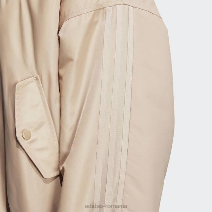 Adidas jachetă ash pearl clash femei frasin perlat/alb 2JBN3232