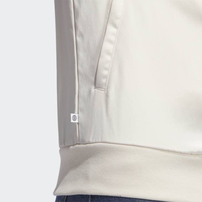 Adidas jachetă de sport din satin alb femei alb/albastru 2JBN9002