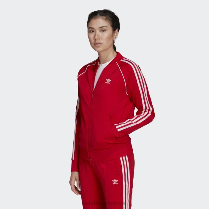 Adidas jachetă de sport primeblue sst roșie femei roșu 2JBN10298