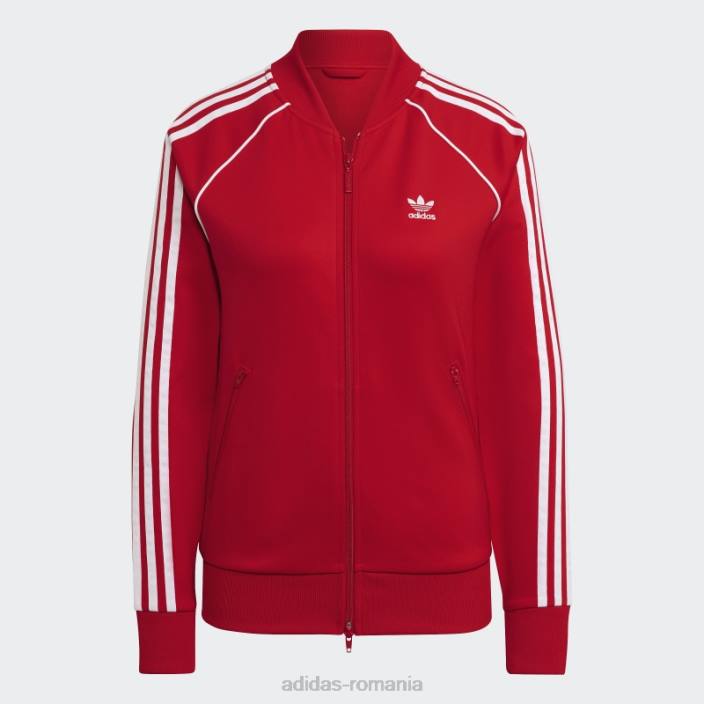 Adidas jachetă de sport primeblue sst roșie femei roșu 2JBN10298