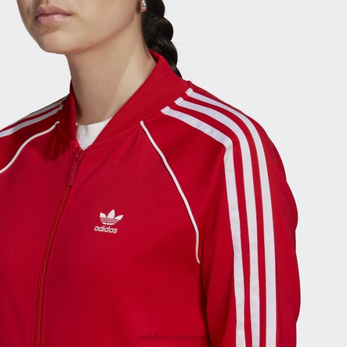 Adidas jachetă de sport primeblue sst roșie femei roșu 2JBN10298