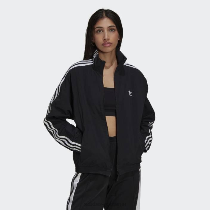 Adidas jachetă neagră adicolor classics cu blocare adidas femei negru 2JBN10257