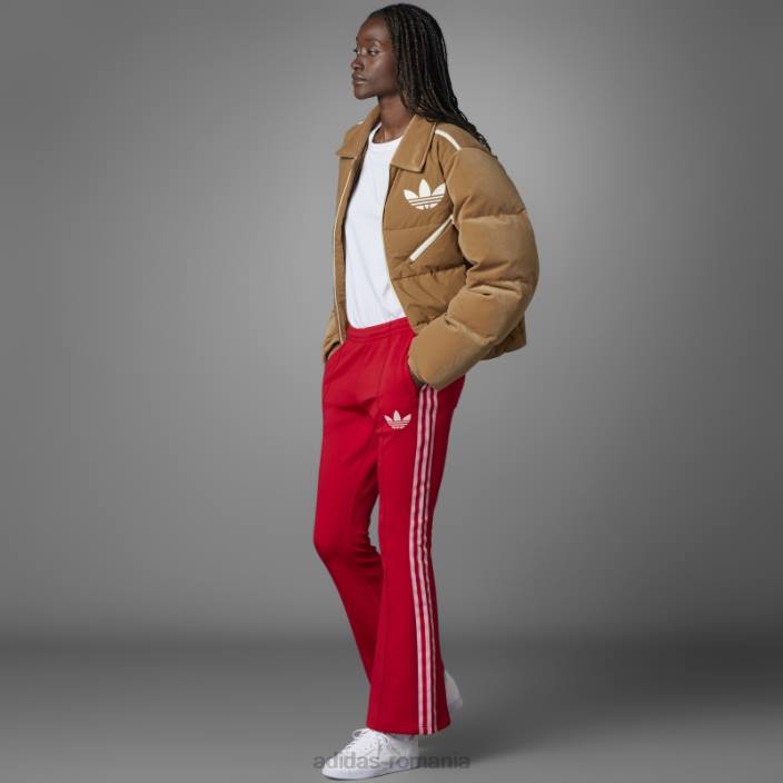 Adidas jachetă puf din catifea maro desert adicolor anii 70 femei desert maro 2JBN2909