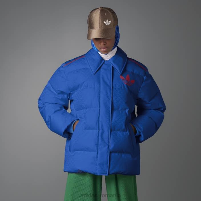 Adidas jachetă puf monogramă adicolor anii 70 regal femei regal 2JBN2864