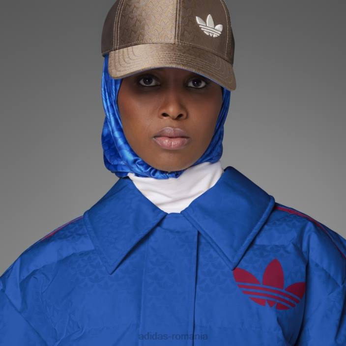Adidas jachetă puf monogramă adicolor anii 70 regal femei regal 2JBN2864