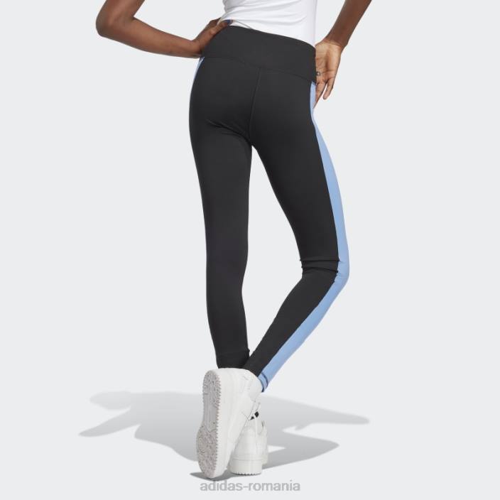 Adidas jambiere cu panou lateral negru femei negru 2JBN9308