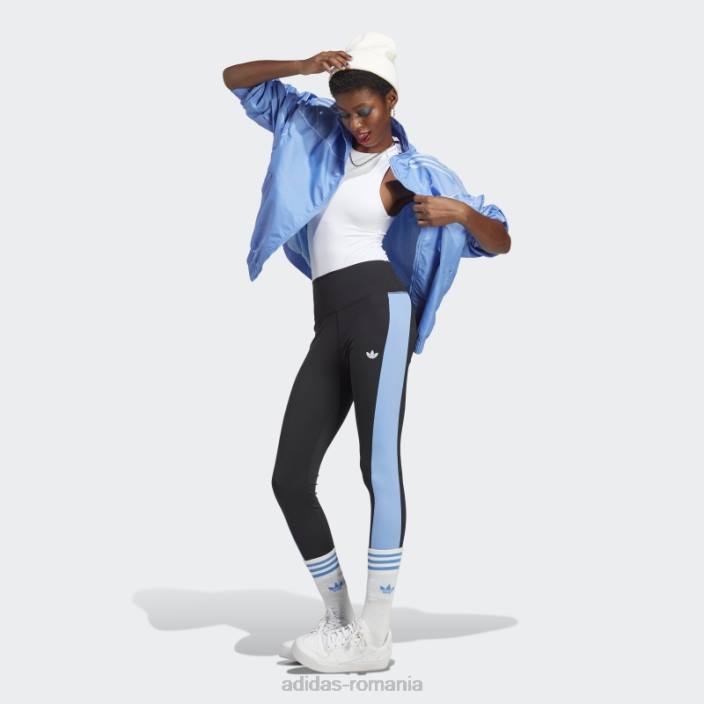 Adidas jambiere cu panou lateral negru femei negru 2JBN9308