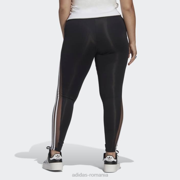 Adidas jambiere din centrul scenei (plus mărime) negru adidas femei negru 2JBN16956