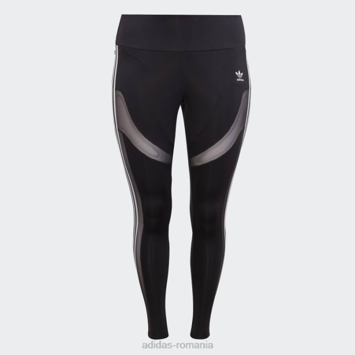 Adidas jambiere din centrul scenei (plus mărime) negru adidas femei negru 2JBN16956