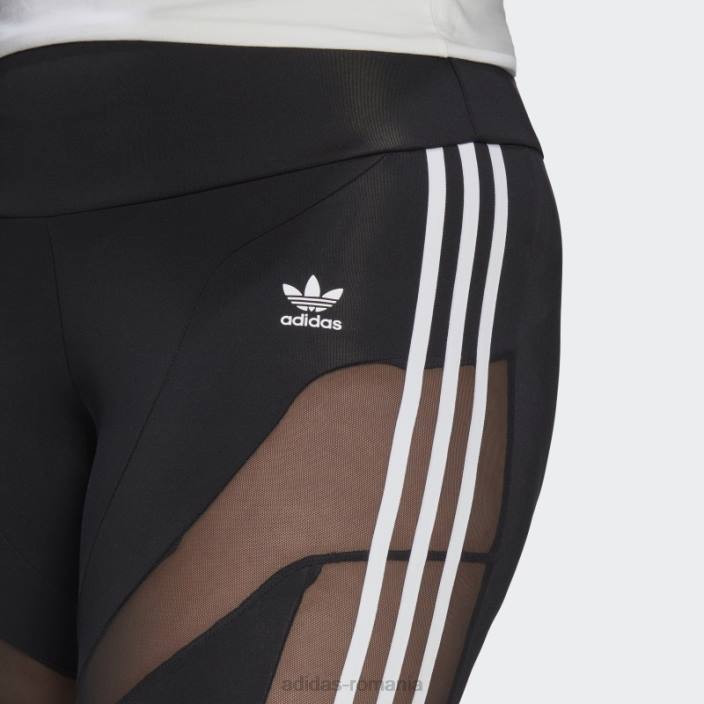 Adidas jambiere din centrul scenei (plus mărime) negru adidas femei negru 2JBN16956