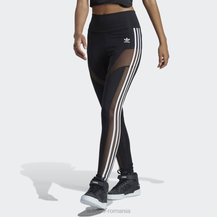 Adidas jambiere negre din centrul scenei femei negru 2JBN10577