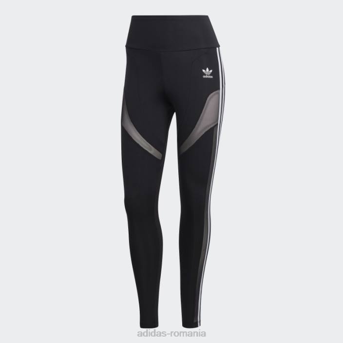 Adidas jambiere negre din centrul scenei femei negru 2JBN10577