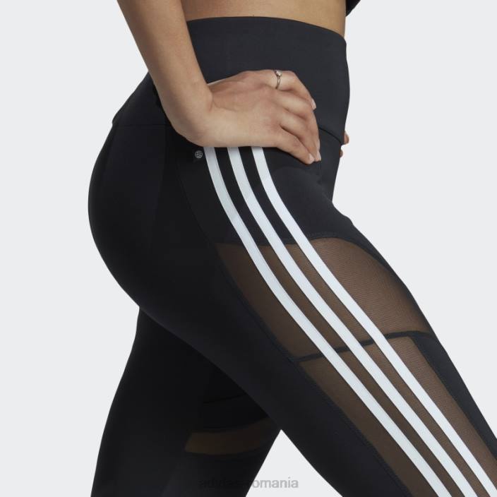 Adidas jambiere negre din centrul scenei femei negru 2JBN10577