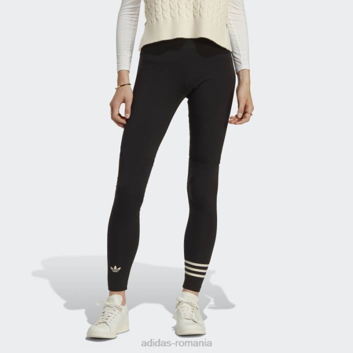 Adidas leggings adicolor neuclassics lungime intreaga (plus marime) negru femei negru 2JBN2305