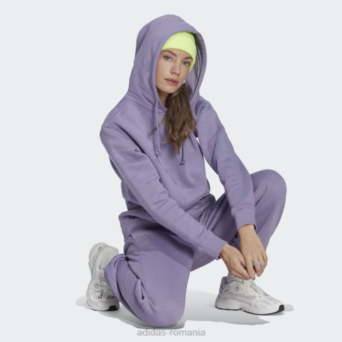 Adidas lila adicolor essentials fleece hoodie adidas femei liliac 2JBN10827