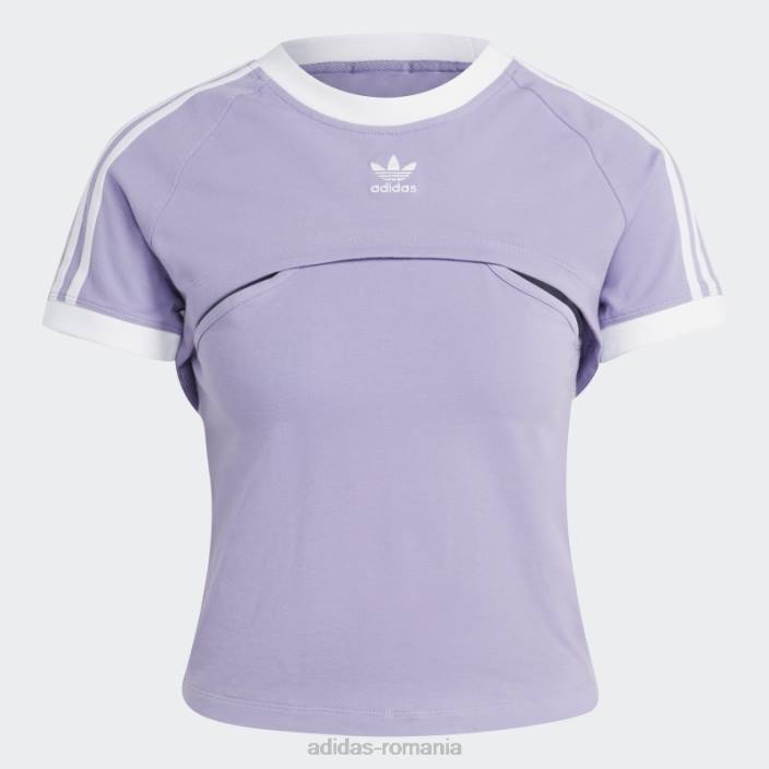 Adidas liliac mereu original tricou adidas femei liliac 2JBN17463