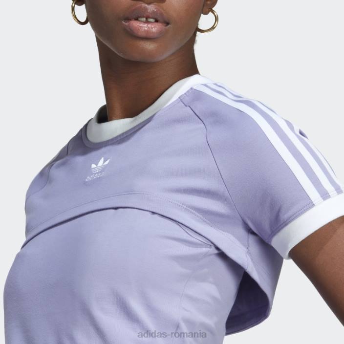 Adidas liliac mereu original tricou adidas femei liliac 2JBN17463