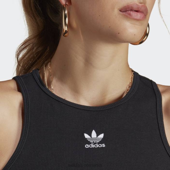 Adidas maiou negru adicolor essentials cu nervuri femei negru 2JBN8902