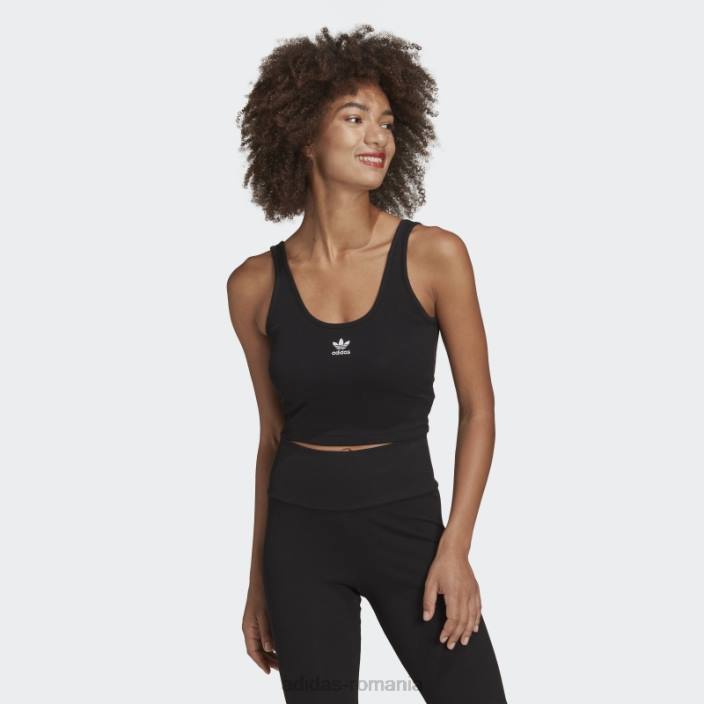 Adidas maiou negru cu nervuri adicolor essentials femei negru 2JBN10408