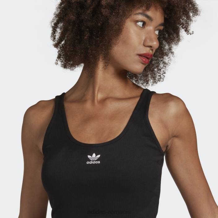 Adidas maiou negru cu nervuri adicolor essentials femei negru 2JBN10408