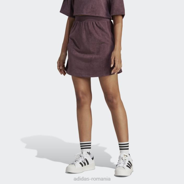 Adidas maro adicolor clasics fusta de piele intoarsa adidas femei maro 2JBN10779