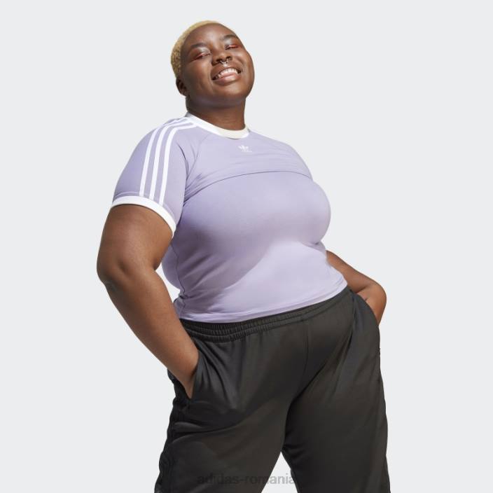 Adidas mereu original tricou (plus size) liliac femei liliac 2JBN17479