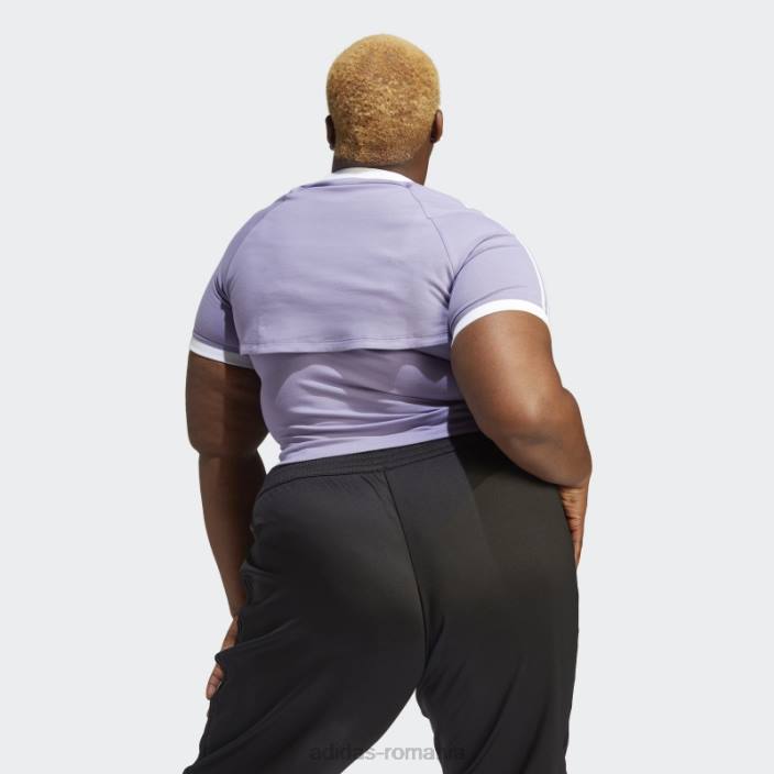 Adidas mereu original tricou (plus size) liliac femei liliac 2JBN17479