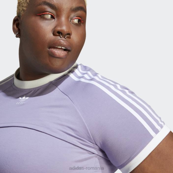 Adidas mereu original tricou (plus size) liliac femei liliac 2JBN17479