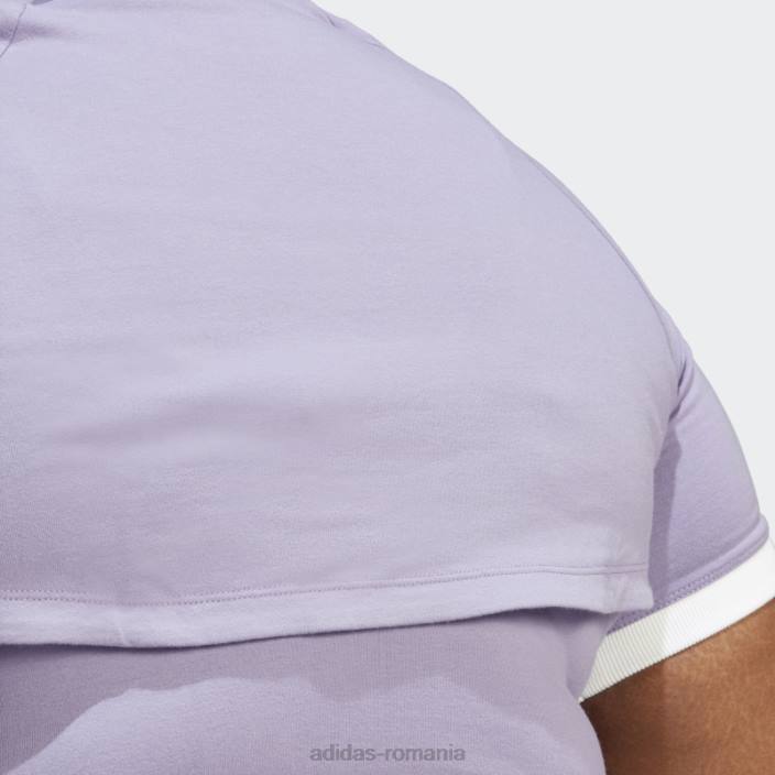 Adidas mereu original tricou (plus size) liliac femei liliac 2JBN17479