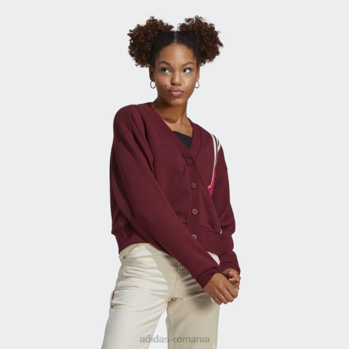 Adidas modă cardigan colegial roșu femei roșu 2JBN10757