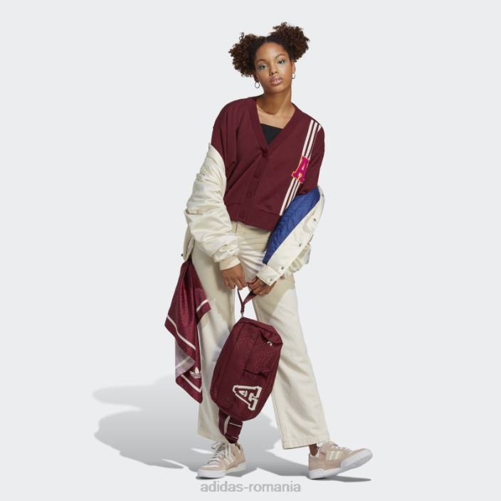 Adidas modă cardigan colegial roșu femei roșu 2JBN10757