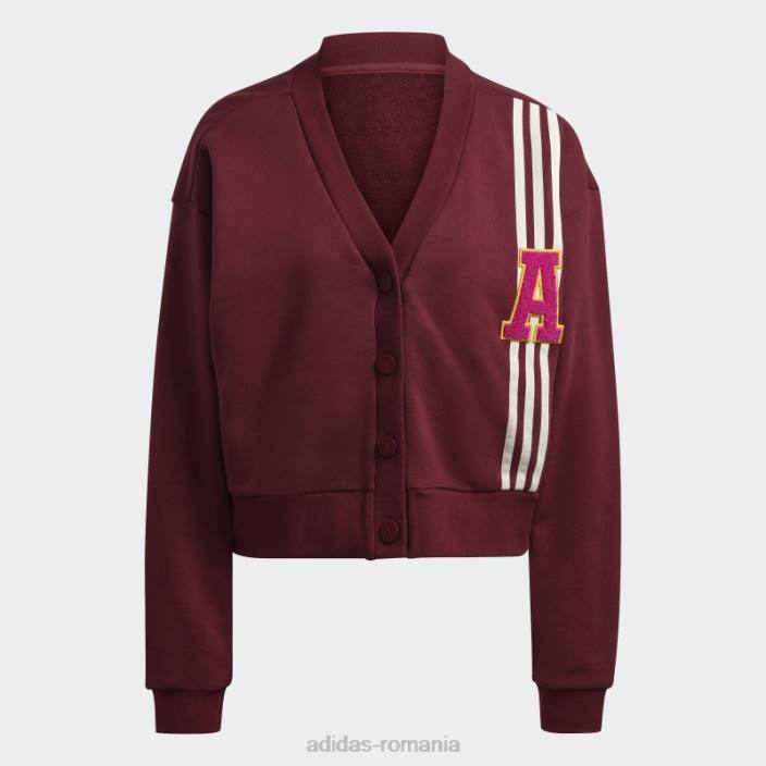 Adidas modă cardigan colegial roșu femei roșu 2JBN10757