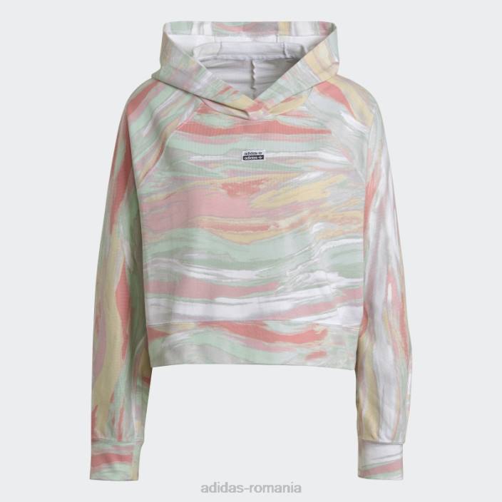 Adidas multicolor r.y.v. hanoracul crop femei multicolor 2JBN3173