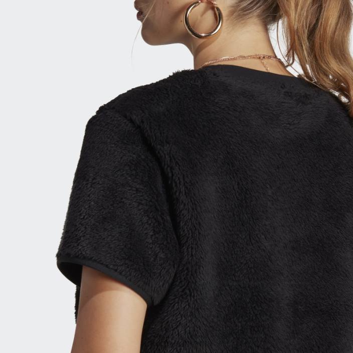 Adidas negru essentials+ pufos tricou adidas femei negru 2JBN9369