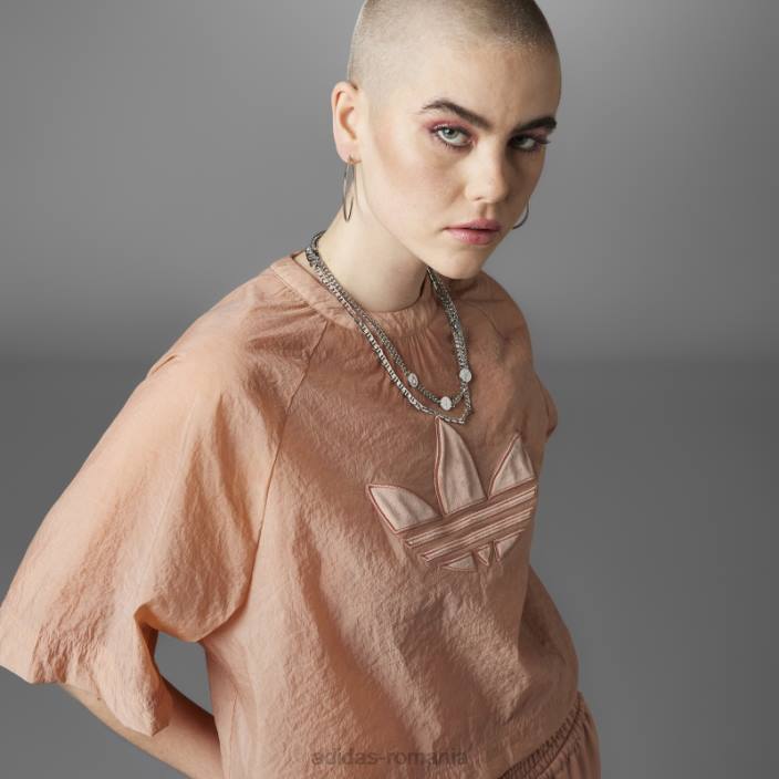 Adidas întotdeauna original cropped tee argilă femei lut 2JBN9680