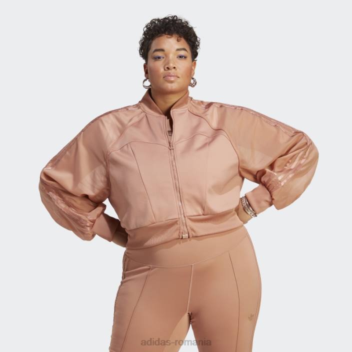 Adidas întotdeauna original super girl track top (plus size) argilă femei lut 2JBN10184