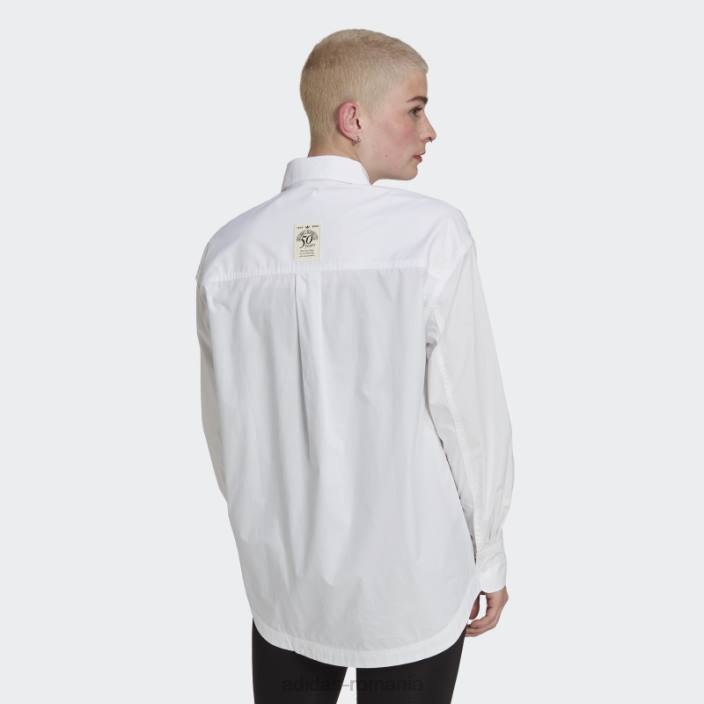 Adidas originale clasa 72 cămașă alb fierbinte femei alb 2JBN2744