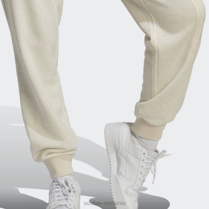 Adidas originals pantaloni de jogging cu 3 dungi alb mel femei alb mel 2JBN17227