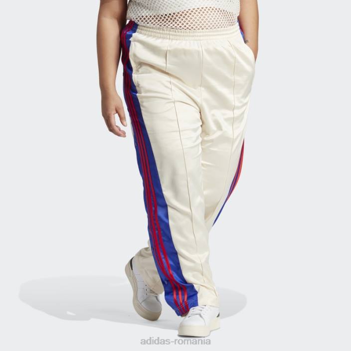 Adidas pantaloni adibreak din satin alb (plus marime) moda femei alb 2JBN9833