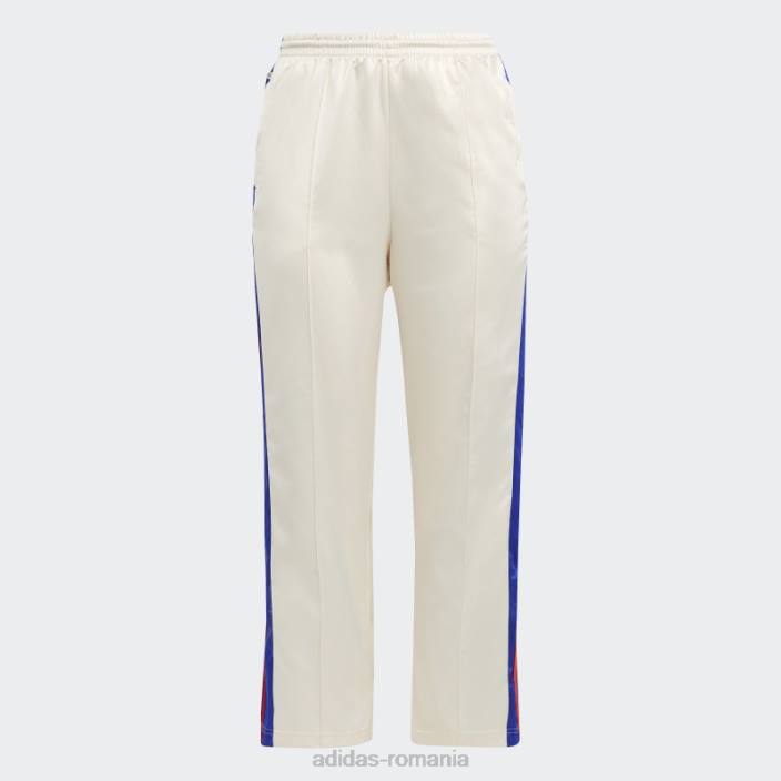 Adidas pantaloni adibreak din satin alb (plus marime) moda femei alb 2JBN9833