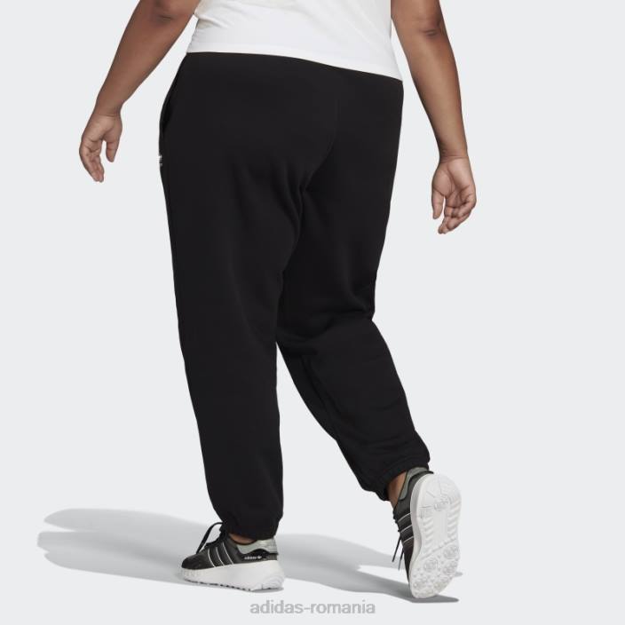 Adidas pantaloni adicolor essentials (plus size) negri femei negru 2JBN8911