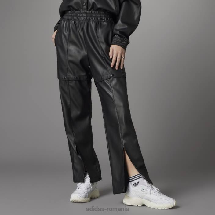 Adidas pantaloni adidas negri întotdeauna originali din piele artificială femei negru 2JBN10635