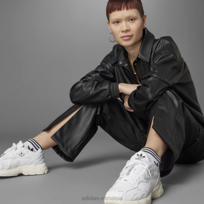 Adidas pantaloni adidas negri întotdeauna originali din piele artificială femei negru 2JBN10635