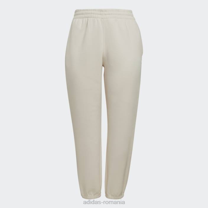 Adidas pantaloni albi adicolor essentials (plus size) adidas femei alb 2JBN10125