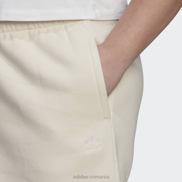 Adidas pantaloni albi adicolor essentials (plus size) adidas femei alb 2JBN10125