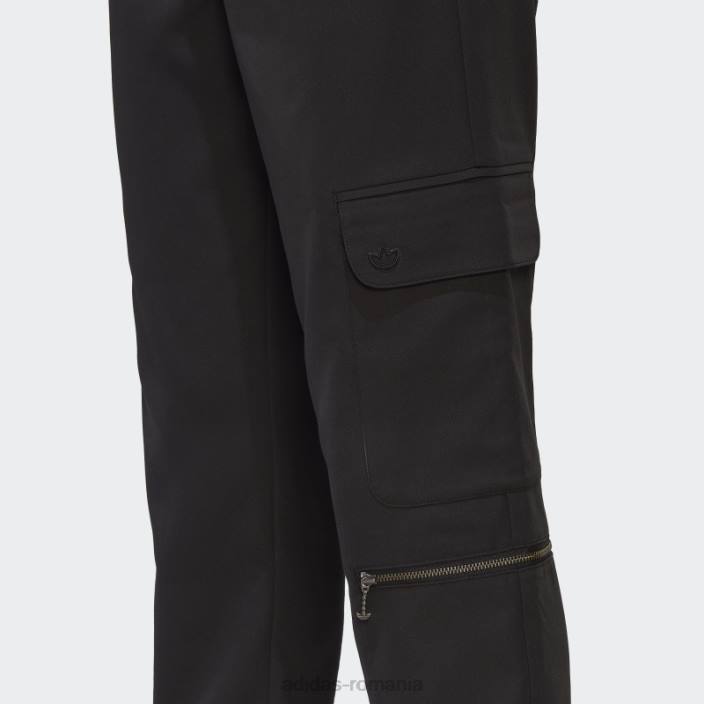 Adidas pantaloni cargo croiți adicolor contempo (neutru de gen) negri adidas femei negru 2JBN3144